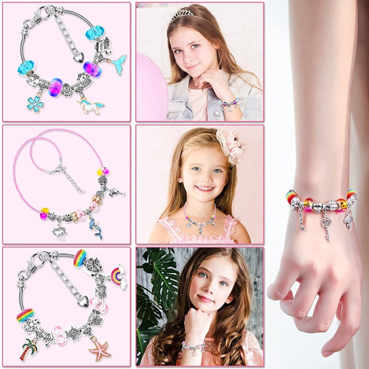 T-15 112 In 1 Handmade Colorful Crystal Children DIY Bracelet, 112 In 1