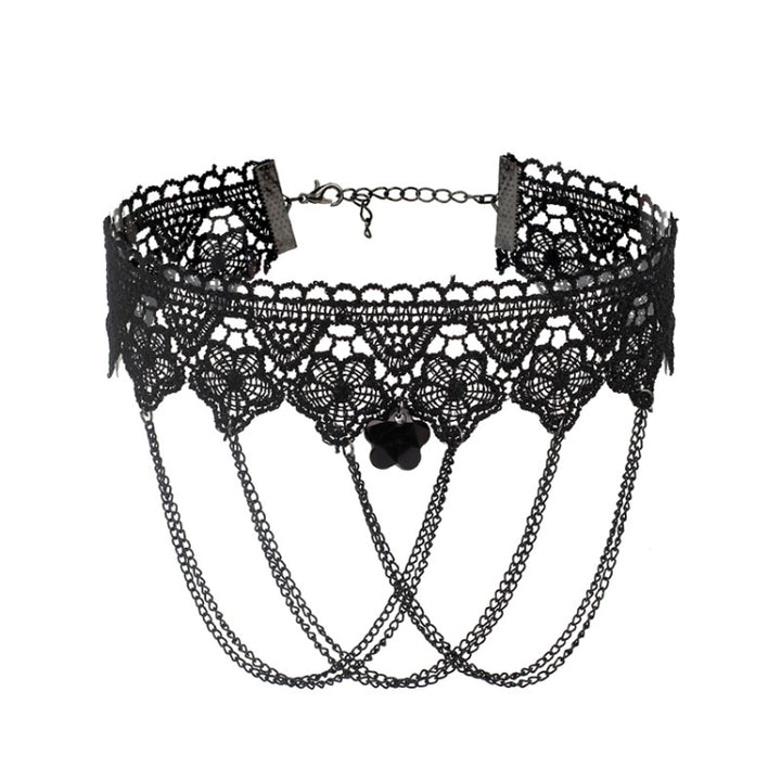 Fringe Lace Gothic Lolita Vintage Necklace,Style:, 1530, 1531, 1532 Black, 1532 Red, 1533, 1534, 1535, 1555, 1556, 1557