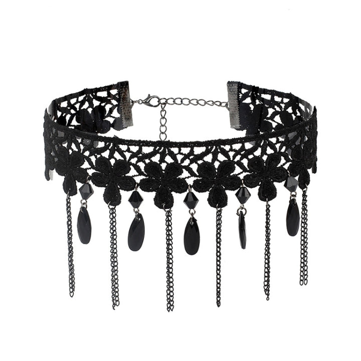 Fringe Lace Gothic Lolita Vintage Necklace,Style:, 1530, 1531, 1532 Black, 1532 Red, 1533, 1534, 1535, 1555, 1556, 1557