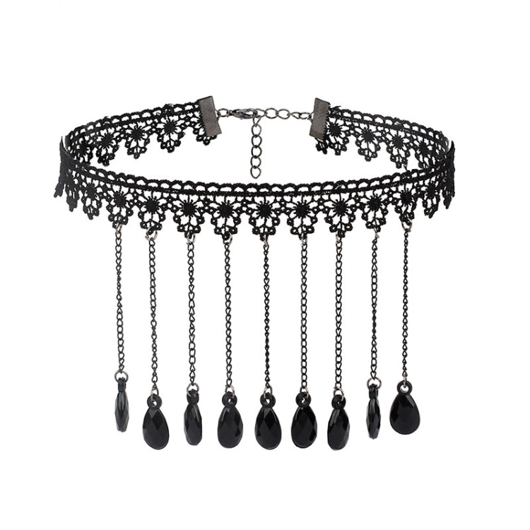 Fringe Lace Gothic Lolita Vintage Necklace,Style:, 1530, 1531, 1532 Black, 1532 Red, 1533, 1534, 1535, 1555, 1556, 1557