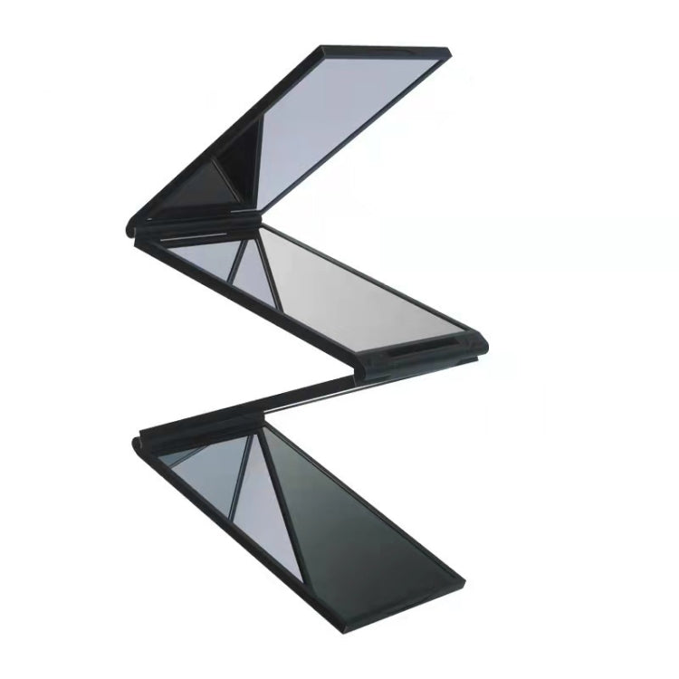 Four-sided Foldable Multi-angle Panoramic Portable Makeup Mirror