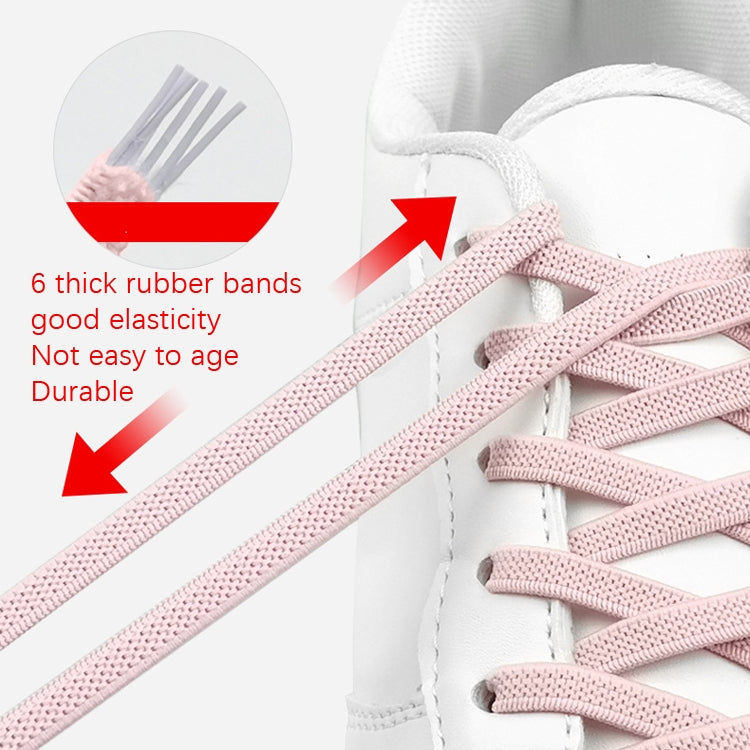 SLK28 Metal Magnetic Buckle Elastic Free Tied Laces, Style: Gold Magnetic Buckle, Silver Magnetic Buckle+Black Shoelaces, Silver Magnetic Buckle+White Shoelaces, Silver Magnetic Buckle+Gray Shoelaces, Silver Magnetic Buckle+Pink Shoelaces