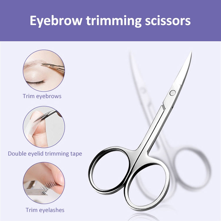 5 PCS Stainless Steel Elbow Eyebrow Trimming Scissors, Scissors