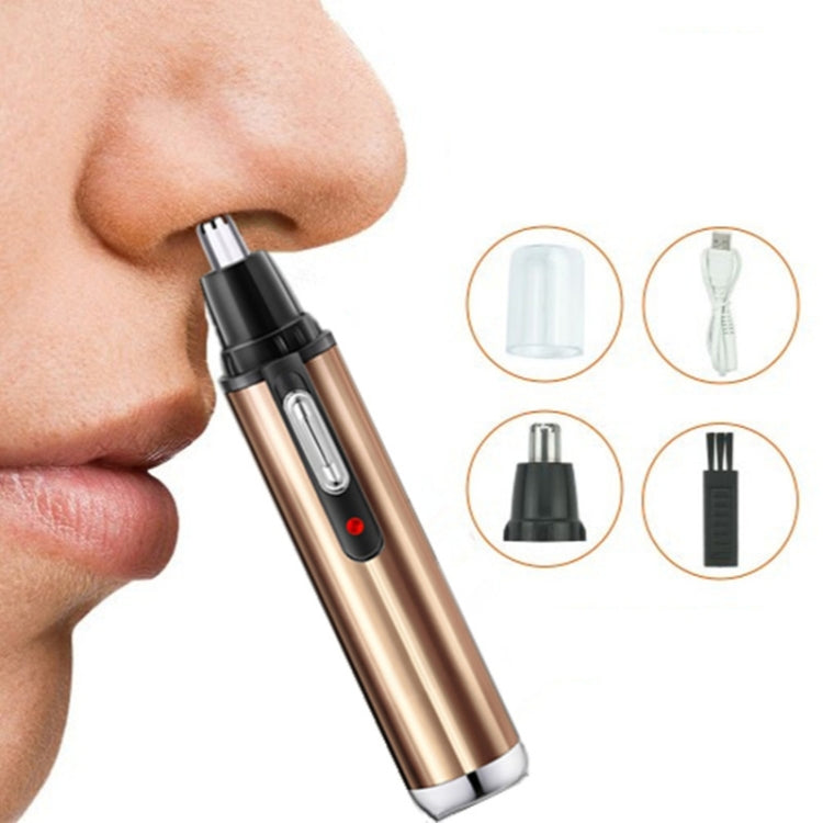 Electric Nose Hair Trimmer USB Rechargeable Eyebrow Trimmer Shaver