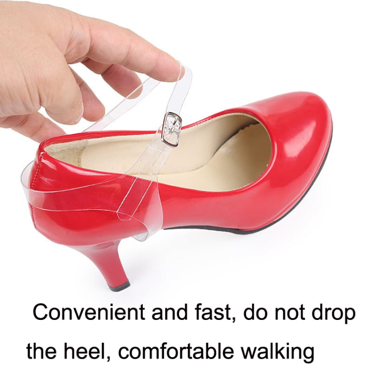 1 Pair Transparent Multi-Function Triangle Invisible Anti-Heel Shoelaces