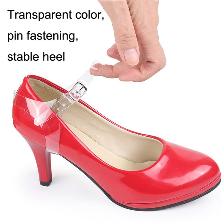 1 Pair Transparent Multi-Function Triangle Invisible Anti-Heel Shoelaces