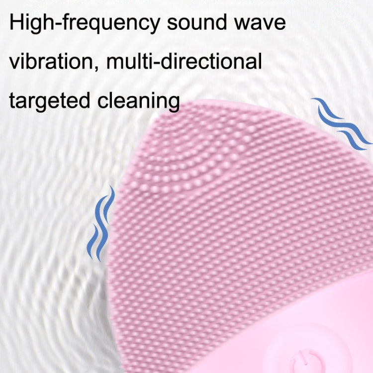 Mini Silicone Cleansing Instrument Washing Face Brush, Pink, Purple, Blue