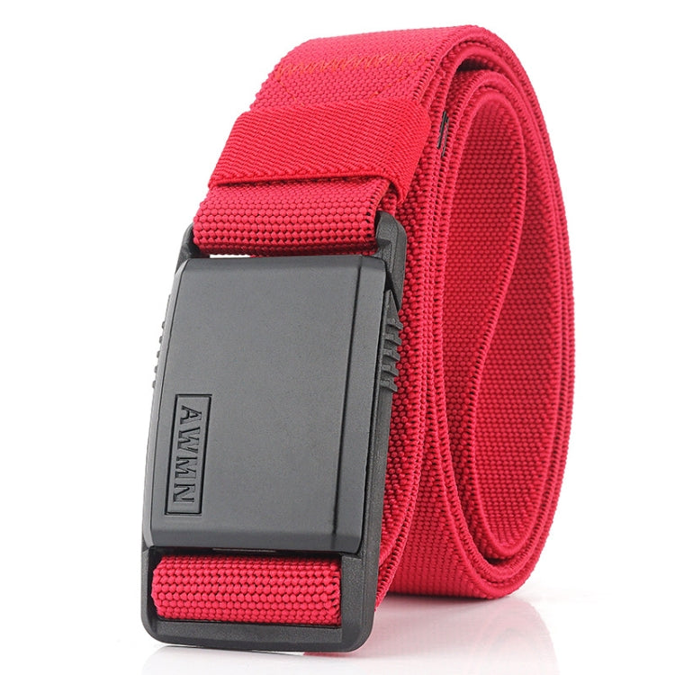 AWMN Metal Nylon Magnetic Buckle Fashion Casual Men Belt, Length:, 125cm