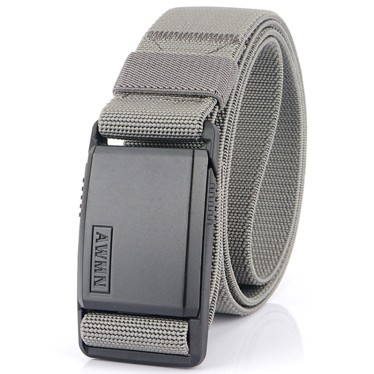 AWMN Metal Nylon Magnetic Buckle Fashion Casual Men Belt, Length:, 125cm