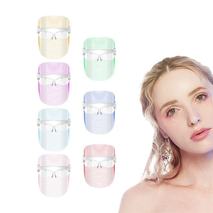 LED Beauty Mask IPL Spectrometer Photon Beauty Skin Rejuvenation Instrument, 908 Seven Color, 908 Three Color