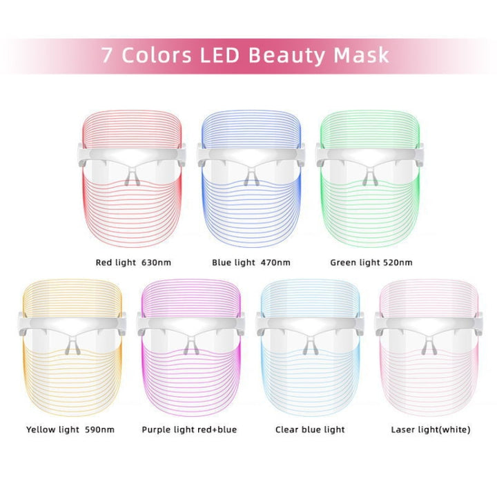 LED Beauty Mask IPL Spectrometer Photon Beauty Skin Rejuvenation Instrument, 908 Seven Color, 908 Three Color