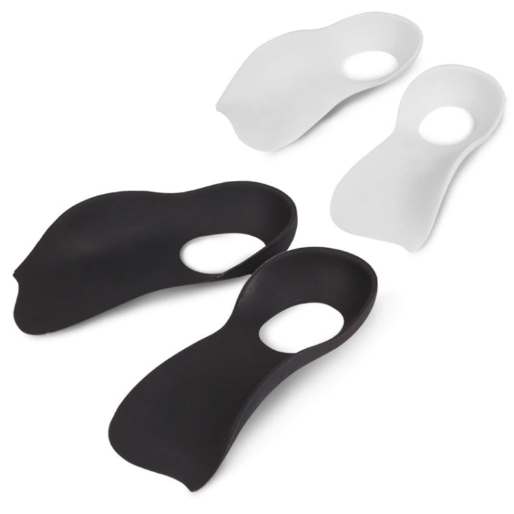 1 Pair Flat Foot Bow Corrected XO Leg Orthopedic Insole, Size: M (White), M (White), L (White), M (Black), L (Black)