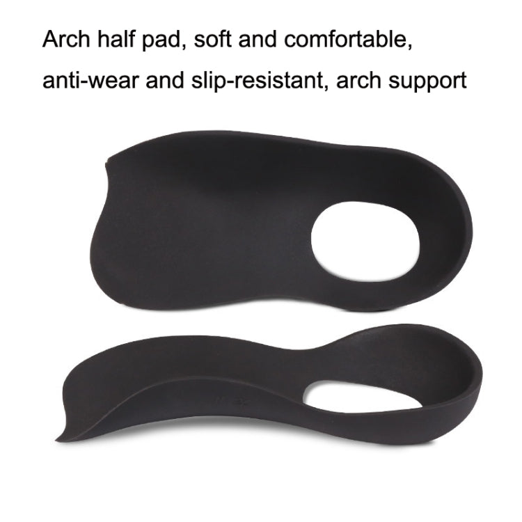 1 Pair Flat Foot Bow Corrected XO Leg Orthopedic Insole, Size: M (White), M (White), L (White), M (Black), L (Black)