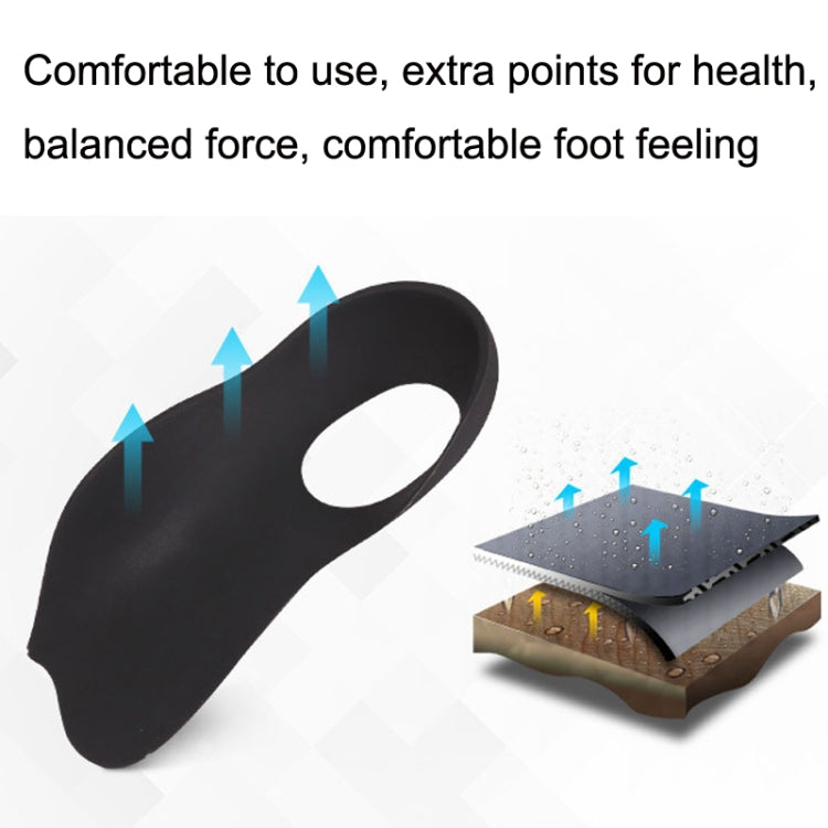 1 Pair Flat Foot Bow Corrected XO Leg Orthopedic Insole, Size: M (White), M (White), L (White), M (Black), L (Black)