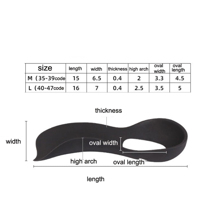 1 Pair Flat Foot Bow Corrected XO Leg Orthopedic Insole, Size: M (White), M (White), L (White), M (Black), L (Black)