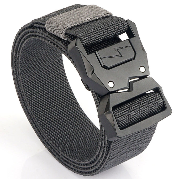 Outdoor Casual Lightning Buckle Men Elastic Belt, Length:, 125cm