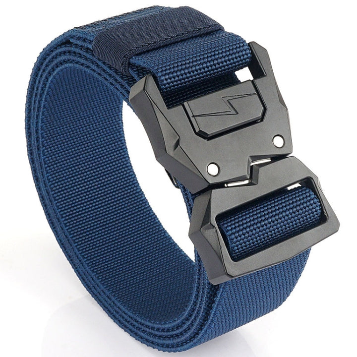 Outdoor Casual Lightning Buckle Men Elastic Belt, Length:, 125cm