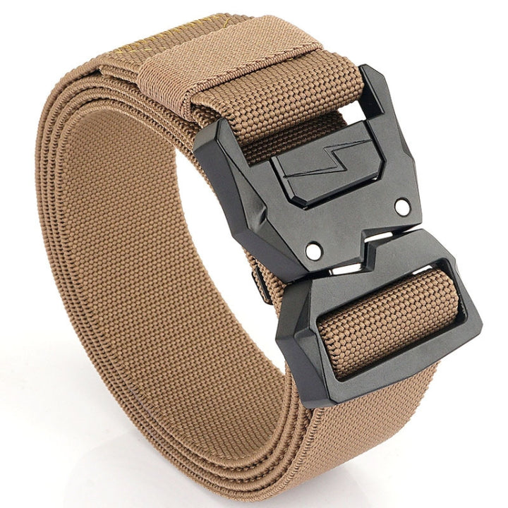 Outdoor Casual Lightning Buckle Men Elastic Belt, Length:, 125cm