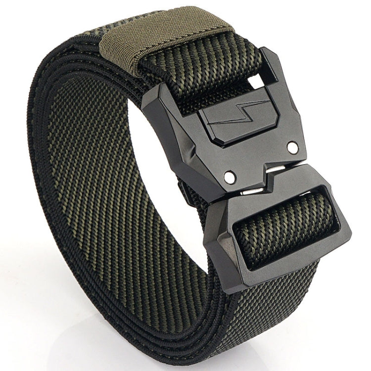 Outdoor Casual Lightning Buckle Men Elastic Belt, Length:, 125cm