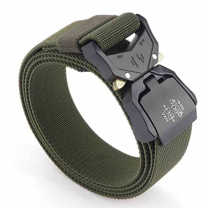 Outdoor Aluminum Alloy Lightweight Stretch Woven Belt, 125cm Red, 125cm Tabby Black, 125cm Tabby Dark Gray, 125cm Tabby Army Green, 125cm Tabby Sapphire, 125cm Tabby Dark Khaki, 125cm Light Gray, 125cm Twill Brown, 125cm Twill Army Green, 125cm Light Grey