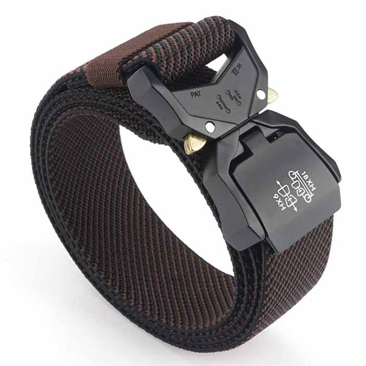 Outdoor Aluminum Alloy Lightweight Stretch Woven Belt, 125cm Red, 125cm Tabby Black, 125cm Tabby Dark Gray, 125cm Tabby Army Green, 125cm Tabby Sapphire, 125cm Tabby Dark Khaki, 125cm Light Gray, 125cm Twill Brown, 125cm Twill Army Green, 125cm Light Grey