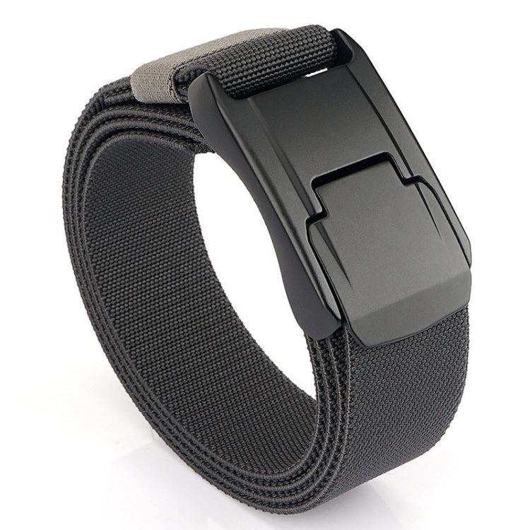 Men Casual Fashion Stretch Woven Quick Buckle Belt, Length:, 125cm