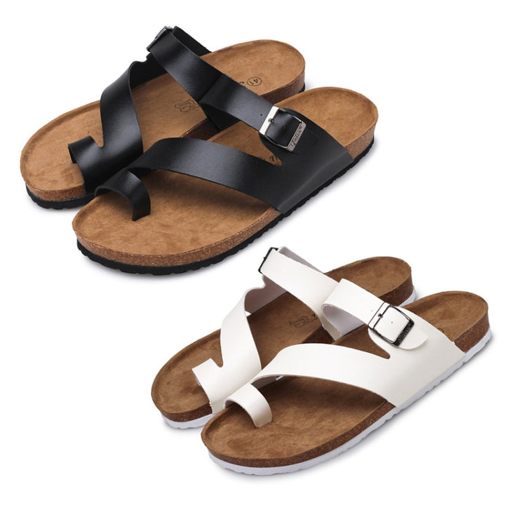 Couple Cork Slippers Men Summer Flip-flops Beach Sandals, 38, 39, 40, 41, 42, 43, 44, 45, 46, 36, 35, 37