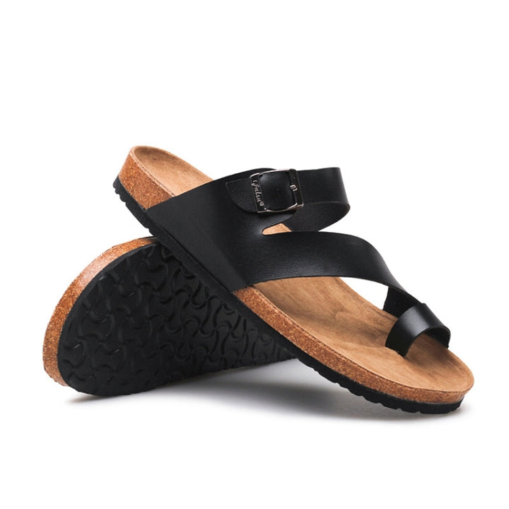 Couple Cork Slippers Men Summer Flip-flops Beach Sandals, 38, 39, 40, 41, 42, 43, 44, 45, 46, 36, 35, 37