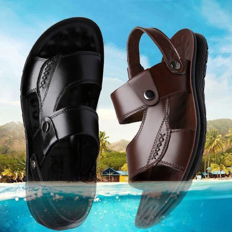 Non-slip Outer Wear Dual-use Sandals Slippers Men Casual Beach Shoes, 40, 41, 42, 43, 44, 45, 46, 47