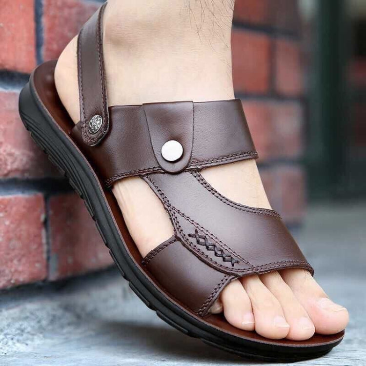 Non-slip Outer Wear Dual-use Sandals Slippers Men Casual Beach Shoes, 40, 41, 42, 43, 44, 45, 46, 47