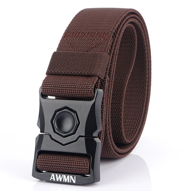 AWMN Outdoor Men Versatile Buckle Elastic Belt, Length:, 120cm