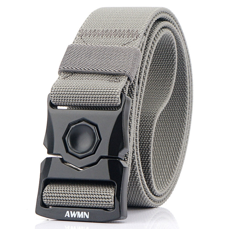 AWMN Outdoor Men Versatile Buckle Elastic Belt, Length:, 120cm