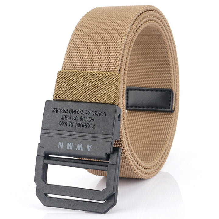 Men Lightweight Metal Free Casual Elastic Belt, Length:, 120cm