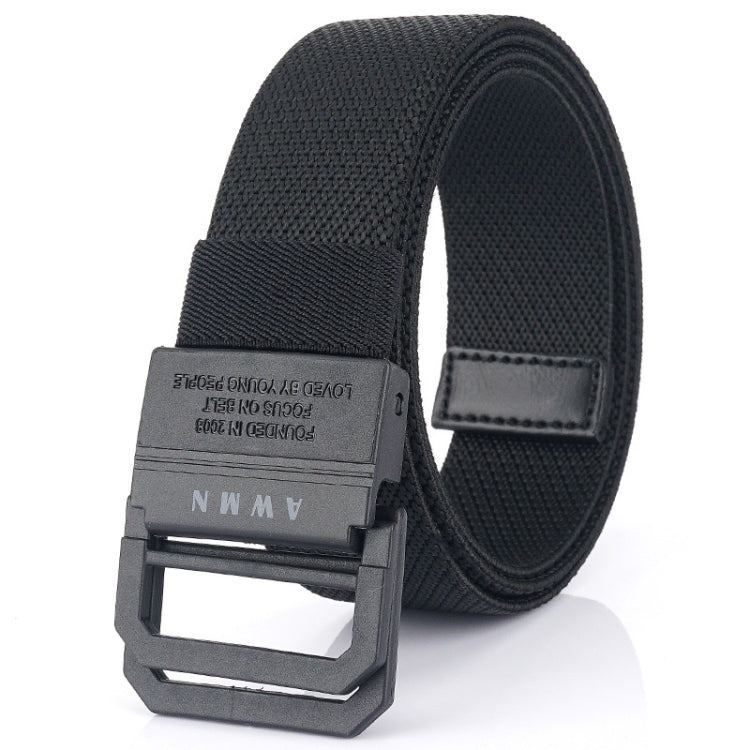 Men Lightweight Metal Free Casual Elastic Belt, Length:, 120cm