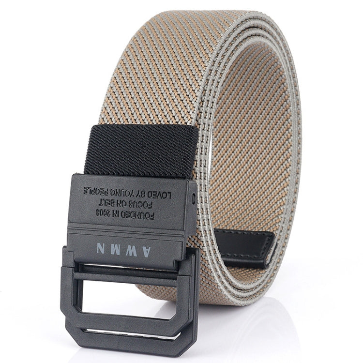 Men Lightweight Metal Free Casual Elastic Belt, Length:, 120cm