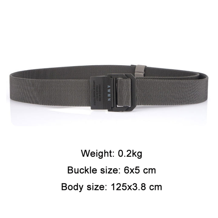 Men Lightweight Metal Free Casual Elastic Belt, Length:, 120cm