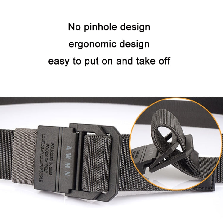 Men Lightweight Metal Free Casual Elastic Belt, Length:, 120cm