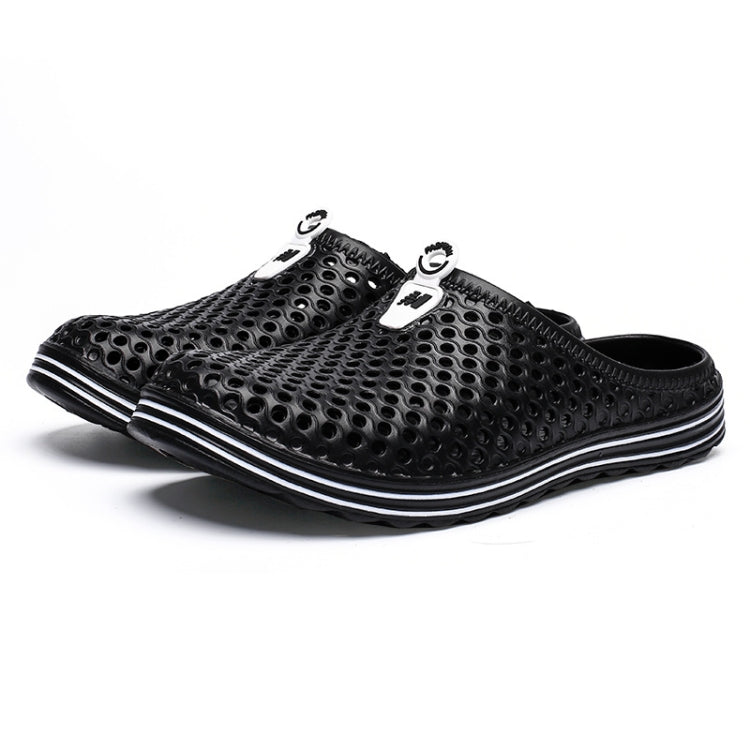 X902 Summer Beach Shoes Non-Slip Flip Llops Couple Slippers Men Hole Shoes, 36, 37, 38, 39, 40, 41, 42, 43, 44, 45