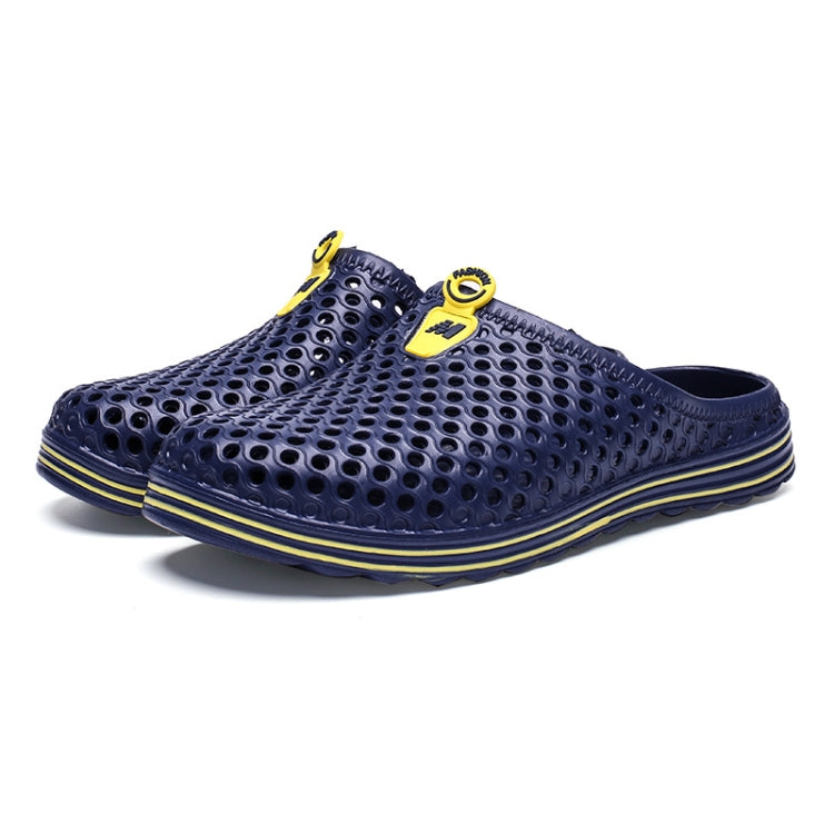 X902 Summer Beach Shoes Non-Slip Flip Llops Couple Slippers Men Hole Shoes, 36, 37, 38, 39, 40, 41, 42, 43, 44, 45