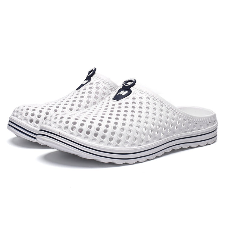 X902 Summer Beach Shoes Non-Slip Flip Llops Couple Slippers Men Hole Shoes, 36, 37, 38, 39, 40, 41, 42, 43, 44, 45