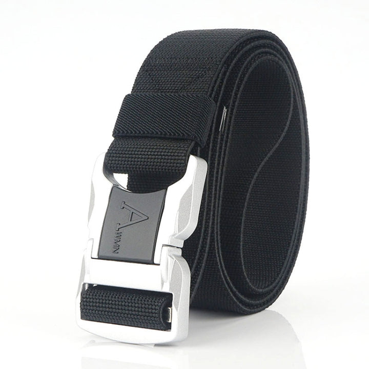 Outdoor Leisure Aluminum Alloy Safety Buckle Belt, Length:, 125cm