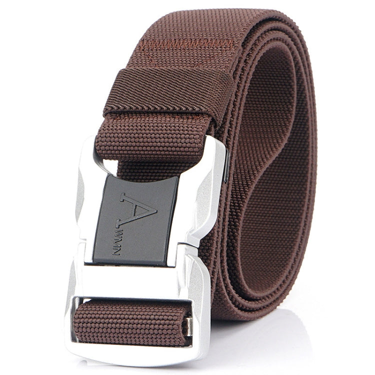 Outdoor Leisure Aluminum Alloy Safety Buckle Belt, Length:, 125cm