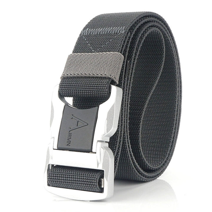 Outdoor Leisure Aluminum Alloy Safety Buckle Belt, Length:, 125cm