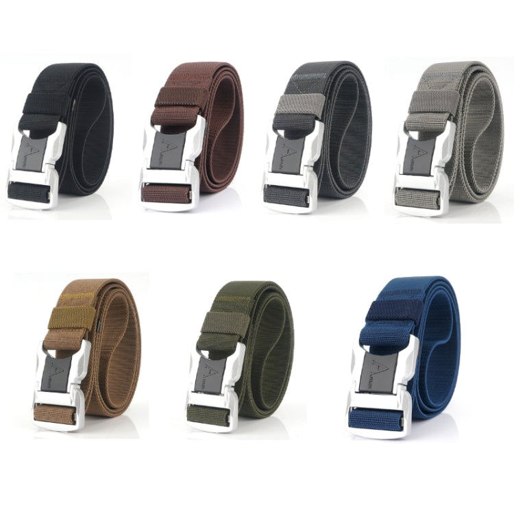 Outdoor Leisure Aluminum Alloy Safety Buckle Belt, Length:, 125cm