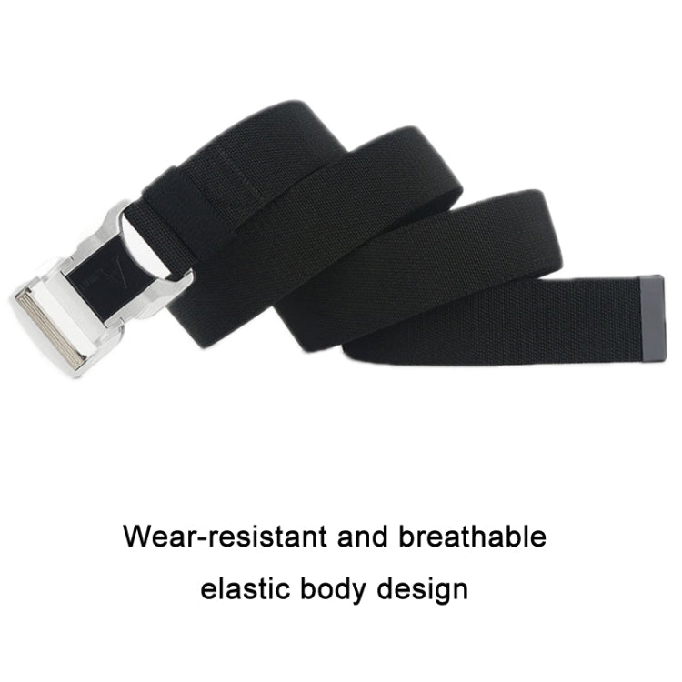 Outdoor Leisure Aluminum Alloy Safety Buckle Belt, Length:, 125cm