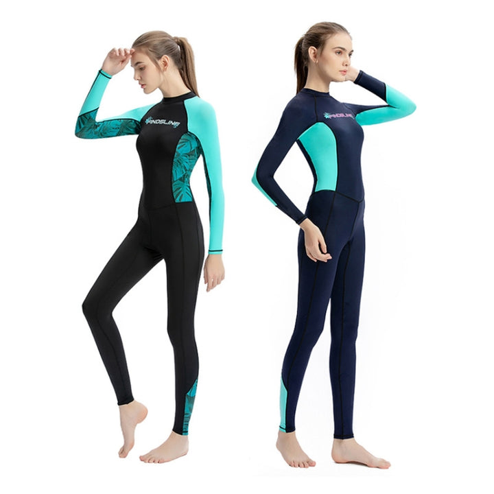 FINDSLINE  Lycra Diving Cloth Female Thin Quick-Dry Waterproof Full Body Sunblock Wetsuit, XS, S, M, L, XL