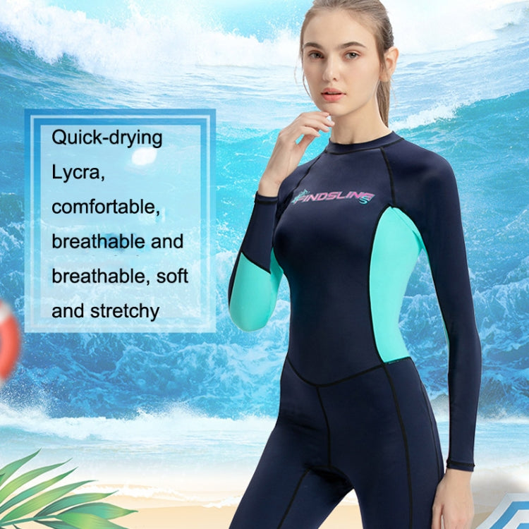 FINDSLINE  Lycra Diving Cloth Female Thin Quick-Dry Waterproof Full Body Sunblock Wetsuit, XS, S, M, L, XL