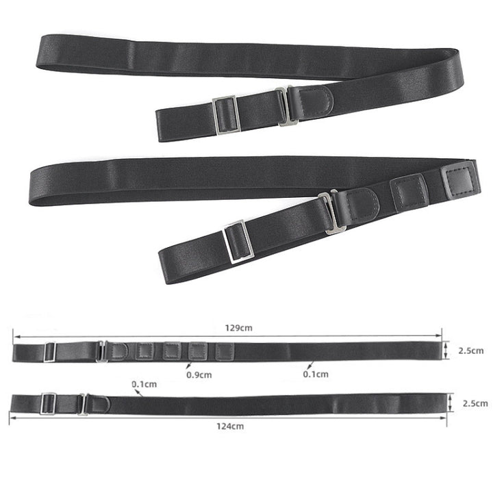 Shirt Fixed Anti -slip Anti -wiring Fixed Hidden Belt, Style: Leather Model, Upgrade Model, Leather Model