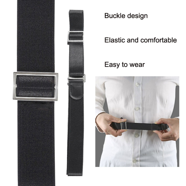 Shirt Fixed Anti -slip Anti -wiring Fixed Hidden Belt, Style: Leather Model, Upgrade Model, Leather Model