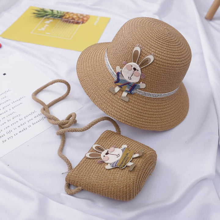 2 in 1 Children Beach Hat & Bag Set Sun Hat